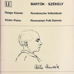 バルトーク ルーマニア民族舞曲 (ヴァイオリン＋ピアノ) 輸入楽譜 Bartok Roumanian Folk Dances 洋書