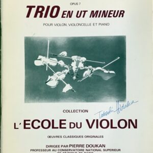 ラロ ピアノ三重奏曲 ハ短調 Op.7 (パート譜セット) 輸入楽譜 LALO Trio pour violon violoncello et piano en Ut mineur Op.7 洋書