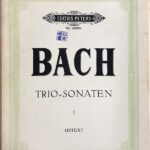 バッハ トリオ・ソナタ集/Landshoff編 第1巻 (パート譜セット) 輸入楽譜 BACH Trio-Sonaten Bd.1/Ed. Landshoff 洋書