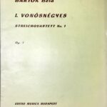 バルトーク 弦楽四重奏曲 第1番 作品7 (パート譜セット) 輸入楽譜 Bartok STRING QUARTET NO.1 OP.7 洋書