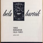 バルトーク 3つのハンガリー民謡 (ピアノ・ソロ) 輸入楽譜 Bartok Three Hungarian Folk-Tunes Piano solo 洋書
