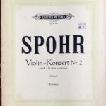 シュポーア バイオリン協奏曲 第2番 ニ短調 op. 2 (ヴァイオリン＋ピアノ) 輸入楽譜 SPOHR Konzert Nr. 2 d-moll op. 2 洋書