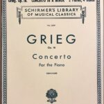 グリーグ ピアノ協奏曲 イ短調 Op.16 (2台ピアノ) 輸入楽譜 GRIEG Concerto in A Minor Op.16 洋書