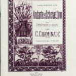 シャミナード アンダンテとスケルツェティーノ 作品59 (ピアノ・ソロ) 輸入楽譜 Chaminade Andante et Scherzettino 洋書