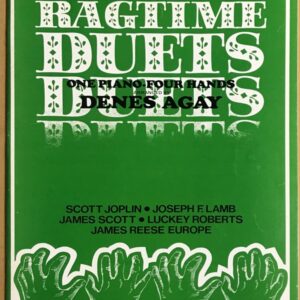 デーネシュ・アーガイ編 ラグタイム デュエット (ピアノ連弾) 輸入楽譜 Arr.Denes Agay Ragtime Duets One Piano-Four Hands 洋書