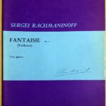 ラフマニノフ 幻想曲 (組曲 第1番) Op.5 (2台ピアノ) 輸入楽譜 RACHMANINOFF Fantasy(Suite No.1) Op.5 洋書