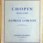 ショパン バラード コルトー版 Ｏｐ.23384752 (ピアノ・ソロ) 輸入楽譜 chopin ballads 洋書
