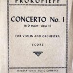 プロコフィエフ バイオリン協奏曲 第1番 ニ長調 Op.19 (ポケットスコア) 輸入楽譜 PROKOFIEFF Violin Concerto No.1 in D Major Op.19 洋書