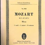 モーツァルト ミサ ハ短調 KV 427(417a) (合唱＋オーケストラ ポケットスコア) 輸入楽譜 MOZART Missa c-moll KV 427(417a) 洋書