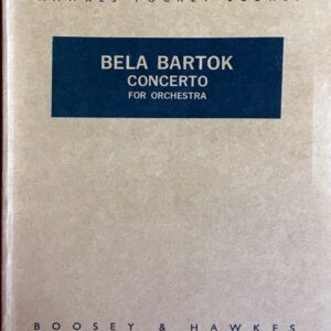 バルトーク 管弦楽のための協奏曲 (ポケットスコア) 輸入楽譜 Bartok Concerto for Orchestra 洋書