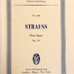 シュトラウス 交響詩「ドン・ファン」 Op.20 (ポケットスコア) 輸入楽譜 R.STRAUSS Don Juan Op.20 洋書