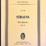 シュトラウス 交響詩「ドン・キホーテ」 Op.35 (ポケットスコア) 輸入楽譜 R.STRAUSS Don Quixote Op.35 洋書