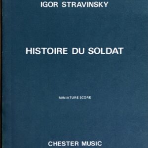 ストラヴィンスキー 舞台音楽「兵士の物語」 ( スタディ・スコア) 輸入楽譜 STRAVINSKY Histoire du Soldat 洋書