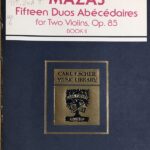 マザス 初歩の二重奏曲 Op.85より 第2巻 (2 バイオリン) 輸入楽譜 MAZAS Fifteen Duos Abecedaires Op.85 洋書