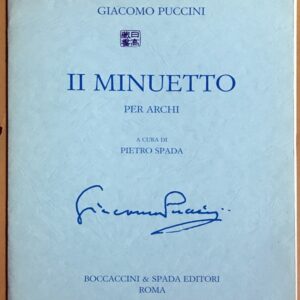 プッチーニ メヌエット 第2番 (2 ヴァイオリンヴィオラチェロ) 輸入楽譜 Puccini 2 Menuetto per archi 洋書
