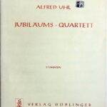 アルフレート・ウール Jubilaums Quartet (弦楽四重奏) 輸入楽譜 Alfred Uhl 洋書