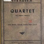 R.シュトラウス ピアノ四重奏曲 ハ短調 OP.13 (パート譜セット) 輸入楽譜 R.Strauss Quartet in C minor Op.13 洋書