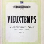 ヴュータン バイオリン協奏曲 第5番 イ短調 Op.37 (バイオリンとピアノ) 輸入楽譜 Vieuxtemps Violinkonzert No.5 a-moll 洋書