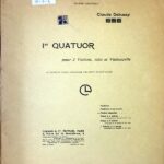 ドビュッシー 弦楽四重奏曲 ト短調 Op.10 (パート譜セット) 輸入楽譜 DEBUSSY Quatour a cordes en Sol mineur Op.10 洋書