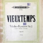 ヴュータン バイオリン協奏曲 第2番 嬰ヘ短調 Op.19 (バイオリンとピアノ) 輸入楽譜 Vieuxtemps Violinkonzert No.2 fis-moll 洋書
