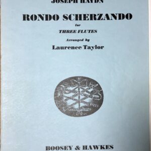 ハイドン ロンド・スケルツァンド (フルート三重奏 スコア+パート譜) 輸入楽譜 Haydn Rondo Scherzando for three flutes 洋書