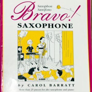 キャロル・バラット ブラボー！ (アルトサックス+ピアノ) 輸入楽譜 Carol Barratt Bravo! Saxophone 洋書