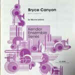 マキシン・レフィーバー ブライス・キャニオン (打楽器五重奏スコア＋パート譜) 輸入楽譜 Maxine Lefever Bryce Canyon 洋書