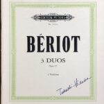 ベリオ 3つのデュオ Op.57 (ヴァイオリン二重奏) 輸入楽譜 BERIOT 3 DUETS OP.57 洋書