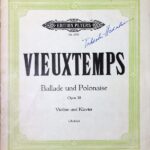 ヴュータン バラードとポロネーズ op.38 (バイオリンとピアノ) 輸入楽譜 Vieuxtemps Ballade und Polonais Opus 38 輸入楽譜