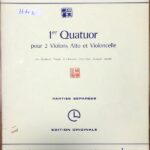 ドビュッシー 弦楽四重奏曲 ト短調 Op.10 (パート譜セット) 輸入楽譜 DEBUSSY Quatour a cordes en Sol mineur Op.10 洋書