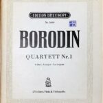 ボロディン 弦楽四重奏曲 第1番 イ長調 (パート譜セット) 輸入楽譜 BORODIN String Quartet No.1 in A Major 洋書