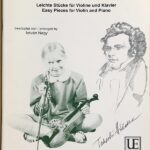 シューベルト Easy pieces for violin and piano (ヴァイオリン+ピアノ) 輸入楽譜 Schubert Leichte St?cke f?r Violine und Klavier