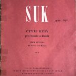 スーク 4つの小品 Op.17 (ヴァイオリン＋ピアノ) 輸入楽譜 Suk Vier stucke 洋書
