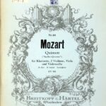 モーツァルト クラリネット五重奏曲 イ長調 KV 581 (クラリネット2バイオリン ビオラチェロ) 輸入楽譜 MOZART Quintett A-dur KV 581