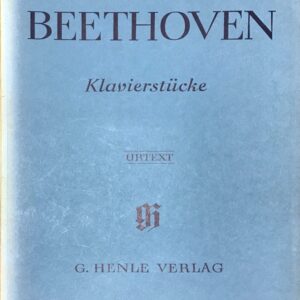 ベートーヴェン ピアノ作品集/原典版/Irmer編/Lampe運指 (ピアノ・ソロ) 輸入楽譜 BEETHOVEN Klavierstucke 洋書