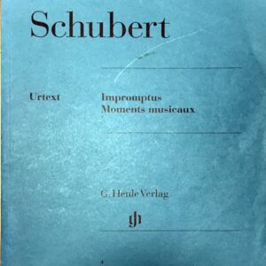 シューベルト 即興曲、楽興の時 (ピアノ・ソロ) 輸入楽譜 Schubert Impromptus and Moments musicaux 洋書