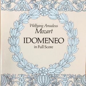 モーツァルト イドメネオ (スコア) 輸入楽譜 Mozart IDOMENEO in full score 洋書
