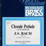バッハ コラール・プレリュード (金管五重奏 スコア＋パート譜) 輸入楽譜 Bach Chorale Prelude aus der tiefe rufe ich 洋書