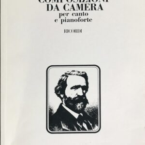 ヴェルディ 歌曲集 輸入楽譜 Verdi Composizioni da Camera per canto e pianoforte 声楽 歌曲 ヴォーカル 洋書