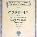 ツェルニー 160の8小節の練習曲 op.821 (ピアノ・ソロ) 輸入楽譜 Czerny Op.821 One Hundred and sixty eight-measure exercises 洋書