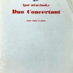 ストラヴィンスキー 協奏的二重奏曲 (ヴァイオリン+ピアノ) 輸入楽譜 Stravinsky Duo Concertant 洋書