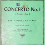 パガニーニ バイオリン協奏曲 第1番 ニ長調 Op.6 (ヴァイオリン＋ピアノ) 輸入楽譜 Paganini Concerto No.1 in D major Op.6 洋書