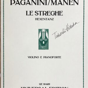 パガニーニ 魔女たちの踊り (ヴァイオリン＋ピアノ) 輸入楽譜 Paganini Le Streghe 洋書