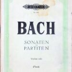 バッハ 無伴奏バイオリンのためのソナタとパルティータ BWV 1001-1006/フレッシュ編 輸入楽譜 Bach Sonaten und Partiten 洋書
