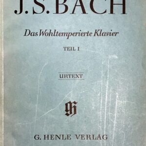 バッハ 平均律クラヴィーア曲集 第1巻 (ピアノ・ソロ) 輸入楽譜 Bach Das Wohltemperierte Klavier 洋書