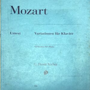 モーツァルト 変奏曲集 (ピアノ・ソロ) 輸入楽譜 Mozart Variationen fur Klavier 洋書