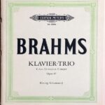 ブラームス ピアノ三重奏曲 第2番 ハ長調 Op.87 (パート譜セット) 輸入楽譜 BRAHMS Klavier-Trio Nr.2 C-dur Op.87 洋書