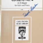 モーツァルト バイオリン協奏曲 第4番 ニ長調 (ヴァイオリン＋ピアノ) 輸入楽譜 Mozart Konzert Nr.4 D-dur KV 218/Ed. Auer 洋書