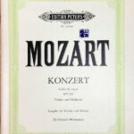 モーツァルト バイオリン協奏曲 第3番 ト長調 KV 216 (ヴァイオリン＋ピアノ) 輸入楽譜 Mozart Konzert Nr.3 G-dur KV 216 洋書