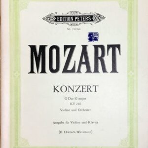 モーツァルト バイオリン協奏曲 第3番 ト長調 KV 216 (ヴァイオリン＋ピアノ) 輸入楽譜 Mozart Konzert Nr.3 G-dur KV 216 洋書
